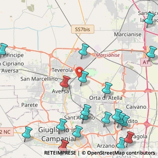 Mappa Via Sandro Pertini, 81030 Gricignano di Aversa CE, Italia (6.875)
