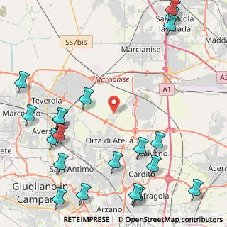 Mappa Via Fausto Coppi, 81030 Orta di Atella CE, Italia (6.609)