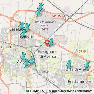 Mappa 81030 Gricignano di Aversa CE, Italia (2.79364)