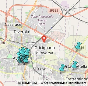 Mappa 81030 Gricignano di Aversa CE, Italia (2.90625)