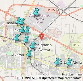 Mappa 81030 Gricignano di Aversa CE, Italia (2.41417)