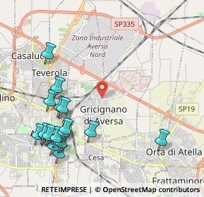 Mappa 81030 Gricignano di Aversa CE, Italia (2.69059)