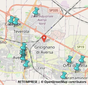 Mappa 81030 Gricignano di Aversa CE, Italia (3.185)