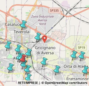 Mappa 81030 Gricignano di Aversa CE, Italia (3.13529)