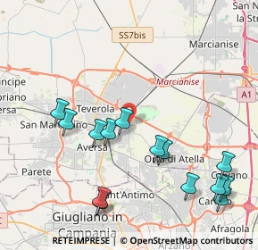 Mappa 81030 Gricignano di Aversa CE, Italia (4.99714)