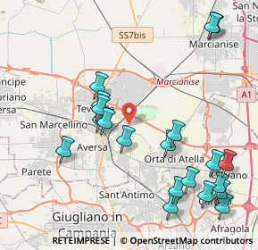 Mappa 81030 Gricignano di Aversa CE, Italia (5.091)