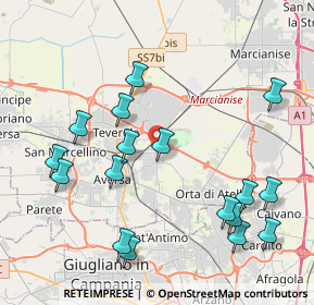 Mappa 81030 Gricignano di Aversa CE, Italia (4.93941)