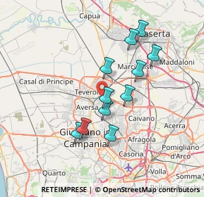 Mappa 81030 Gricignano di Aversa CE, Italia (6.55364)