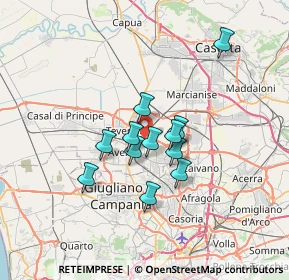 Mappa 81030 Gricignano di Aversa CE, Italia (5.32917)