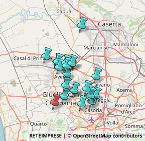 Mappa 81030 Gricignano di Aversa CE, Italia (5.996)