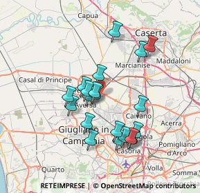 Mappa 81030 Gricignano di Aversa CE, Italia (6.7515)