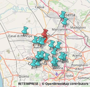 Mappa 81030 Gricignano di Aversa CE, Italia (6.9865)