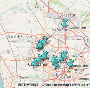 Mappa 81030 Gricignano di Aversa CE, Italia (7.16357)