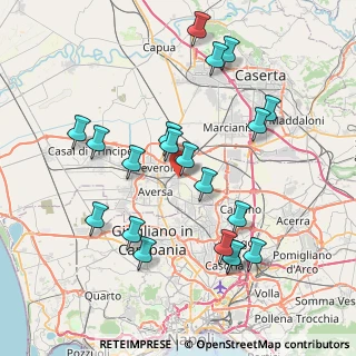 Mappa 81030 Gricignano di Aversa CE, Italia (8.5295)
