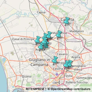Mappa 81030 Gricignano di Aversa CE, Italia (5.20692)