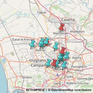 Mappa 81030 Gricignano di Aversa CE, Italia (6.87)