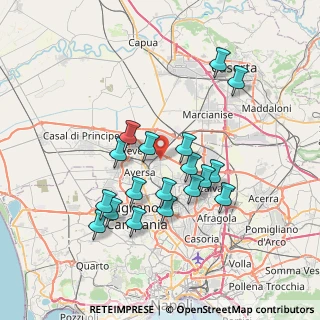Mappa 81030 Gricignano di Aversa CE, Italia (7.23167)
