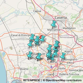 Mappa 81030 Gricignano di Aversa CE, Italia (7.30895)