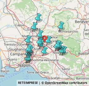 Mappa Via Calabria, 81027 San Felice A Cancello CE, Italia (12.726)