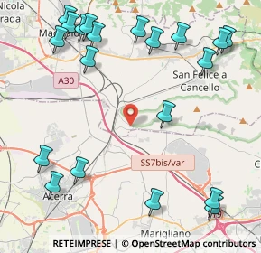 Mappa Via Calabria, 81027 San Felice A Cancello CE, Italia (6.05)