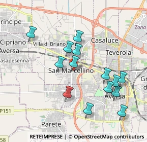 Mappa Via Campania, 81030 San Marcellino CE, Italia (1.98643)