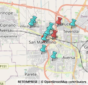 Mappa Via Campania, 81030 San Marcellino CE, Italia (1.38091)