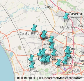 Mappa Via Campania, 81030 San Marcellino CE, Italia (8.621)