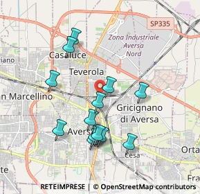 Mappa Via Madonnelle, 81031 Teverola CE, Italia (1.89231)