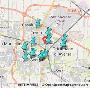 Mappa Via Madonnelle, 81031 Teverola CE, Italia (1.56467)