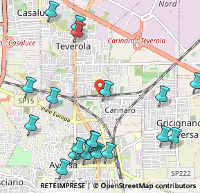 Mappa Via Madonnelle, 81031 Teverola CE, Italia (1.43737)