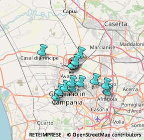 Mappa Via Madonnelle, 81031 Teverola CE, Italia (5.51143)