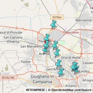 Mappa Via Provinciale Teverola Carinaro, 81030 Teverola CE, Italia (4.05727)