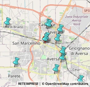 Mappa Via dei Mille, 81031 Aversa CE, Italia (2.09667)