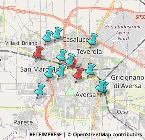 Mappa Via dei Mille, 81031 Aversa CE, Italia (1.56385)