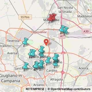 Mappa Via Nuova Cimitero, 81030 Orta di Atella CE, Italia (4.38056)