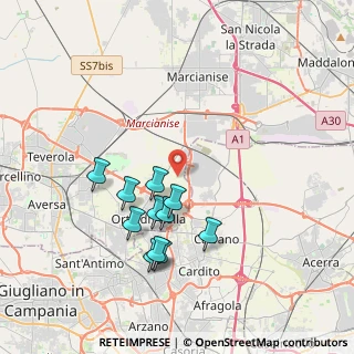 Mappa Via Nuova Cimitero, 81030 Orta di Atella CE, Italia (3.81273)