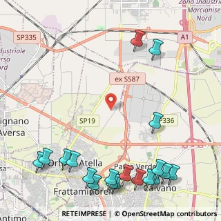 Mappa Via Nuova Cimitero, 81030 Orta di Atella CE, Italia (3.39211)