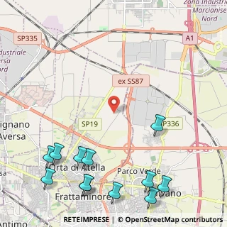 Mappa Via Nuova Cimitero, 81030 Orta di Atella CE, Italia (3.39583)