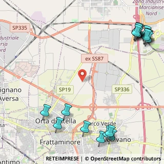 Mappa Via Nuova Cimitero, 81030 Orta di Atella CE, Italia (3.6835)