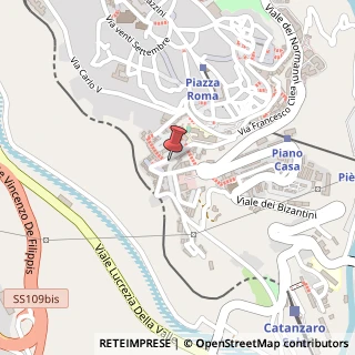 Mappa Via Vincenzo Vivaldi, 1, 88100 Catanzaro, Catanzaro (Calabria)