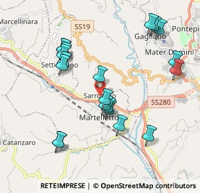 Mappa Via Enrico Berlinguer, 88056 Sarrottino CZ, Italia (2.219)