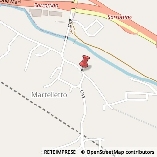 Mappa Corso Telesio, 53, 88040 Martelletto CZ, Italia, 88040 Settingiano, Catanzaro (Calabria)