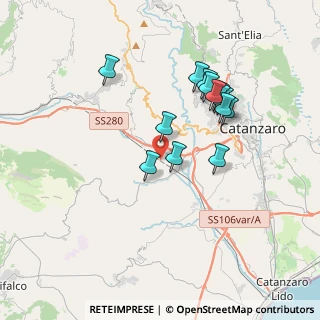 Mappa 88040 Settingiano CZ, Italia (3.61286)