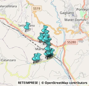 Mappa Contrada Guidacciari, 88056 Tiriolo CZ, Italia (1.16)