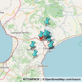 Mappa Via Carfella', 88040 Settingiano CZ, Italia (8.92)
