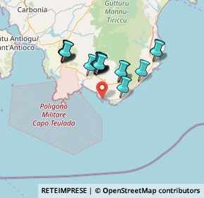 Mappa Capo Malfatano, 09019 Teulada CA, Italia (12.2005)