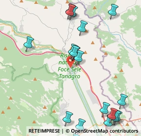 Mappa SP 125, 84035 Polla SA, Italia (6.0105)