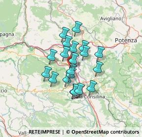 Mappa SP 125, 84035 Polla SA, Italia (10.288)