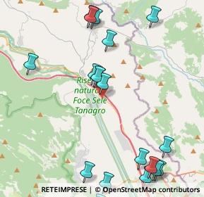 Mappa Via del Casale della Croce, 84035 Polla SA, Italia (5.9095)