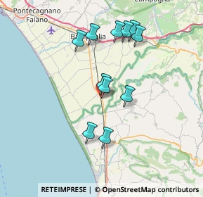 Mappa Via MONTE S. VITO, 84025 Eboli SA, Italia (7.09545)